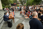 Protest ispred Pravnog fakulteta: Vlast represijom i nasiljem pokušava da suzbije bunt građana